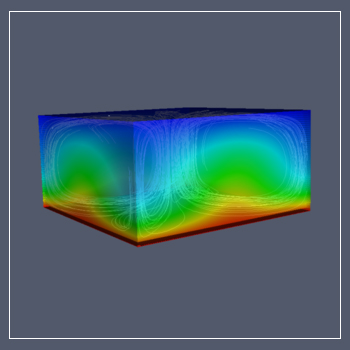 مدل سازی سه بعدی از پیدایش همرفت ریلی–بنارد در یک لایه سیال